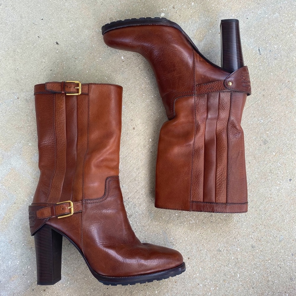 Ralph Lauren Collection Heeled Riding Boots